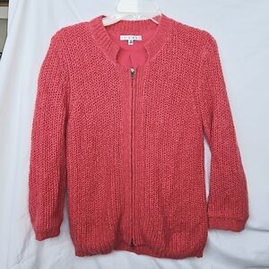 CAbi mohair shaker knit cardigan M #620